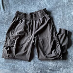 YBP Black Cargo Joggers Large